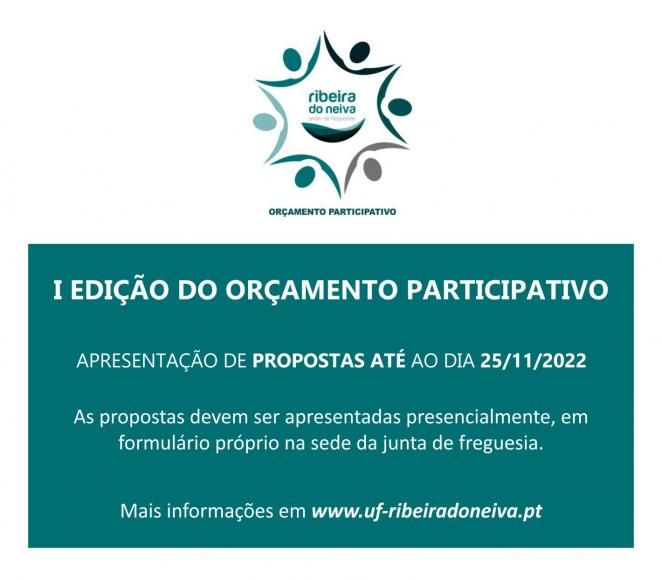 I EDIÇÃO DO ORÇAMENTO PARTICIPATIVO